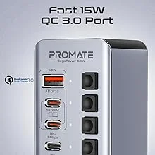 موزع USB-C متعدد المنافذ برجي 14 في 1 Promate GegaTower-60W بقدرة 60 واط - Image 10