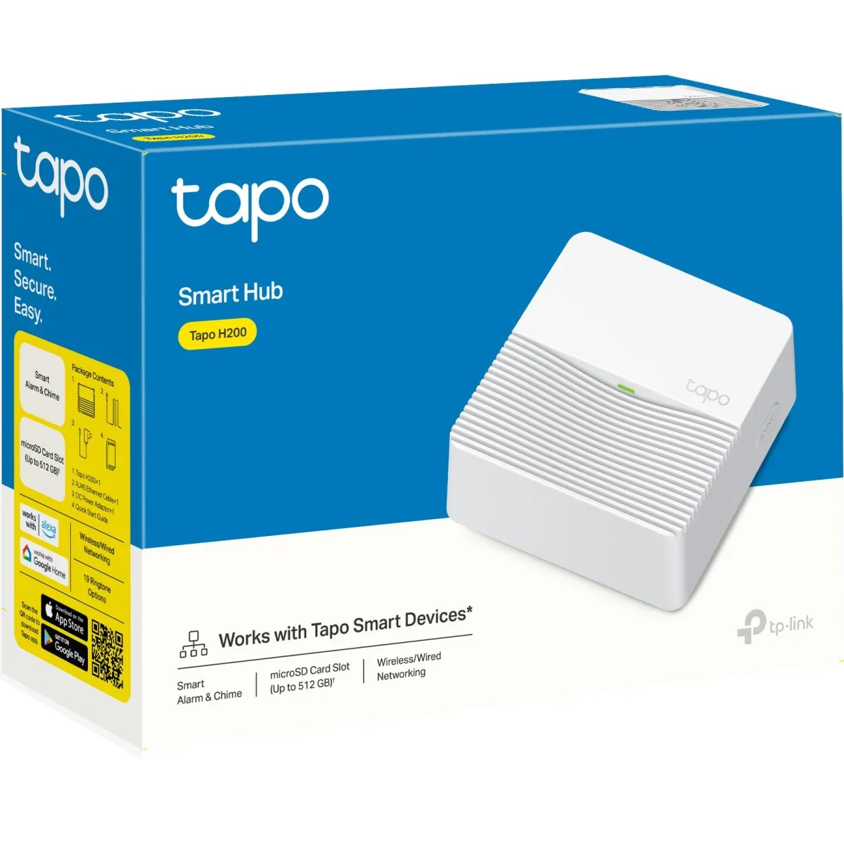 موزع ذكي TP-LINK Tapo H200 لإنترنت الأشياء يدعم 64 مستشعرًا ومفتاحًا + 4 كاميرات أو أجراس باب تعمل بالبطارية