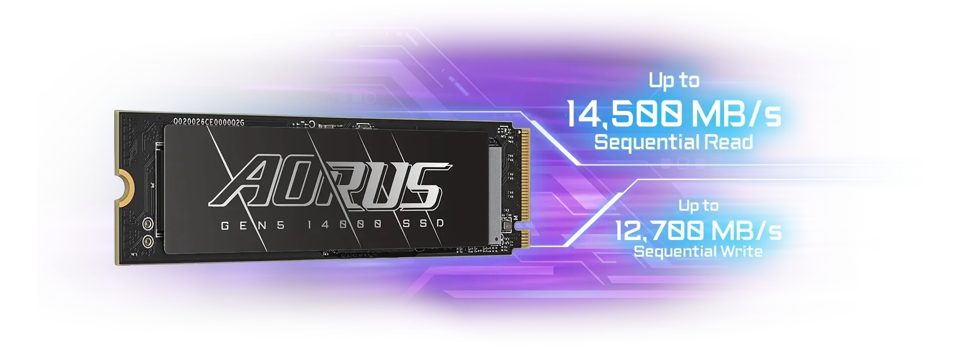 GIGABYTE AORUS Gen5 14000 1TB PCIe 5.0 NVMe M.2 SSD - Image 4