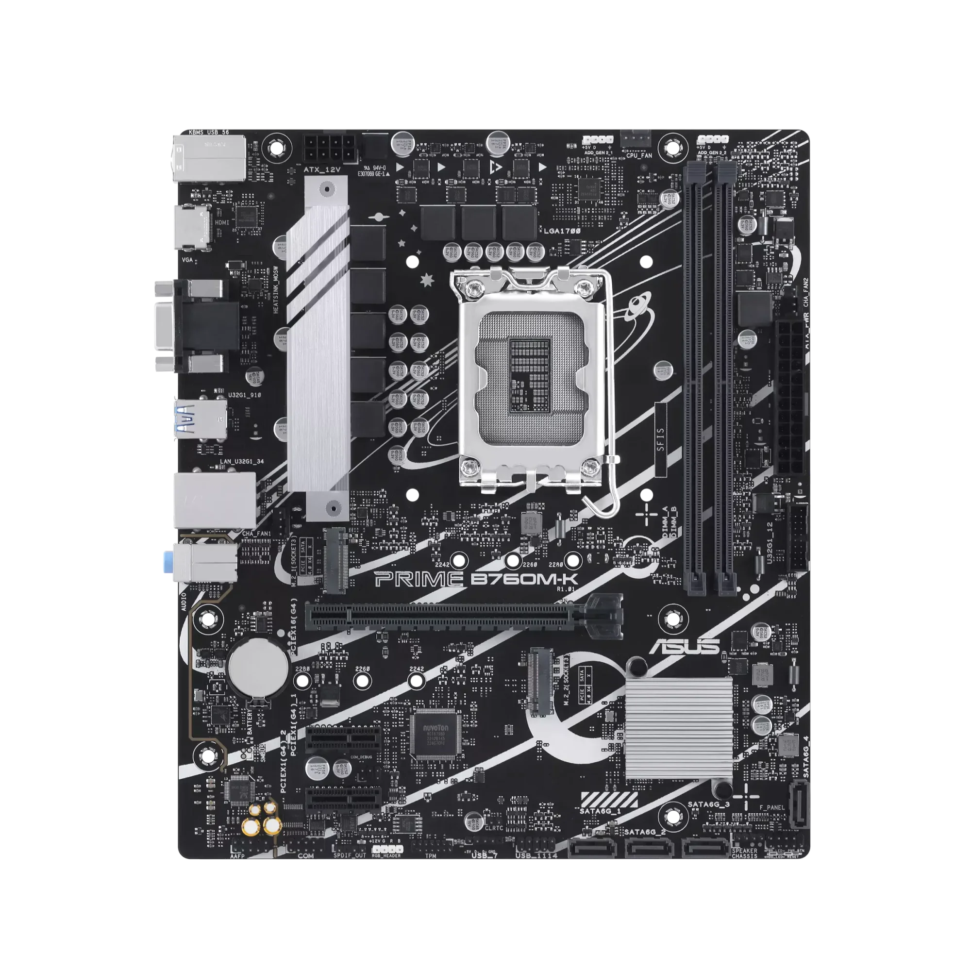 لوحة كمبيوتر Asus Prime B760M-K DDR5 - Thumbnail 2