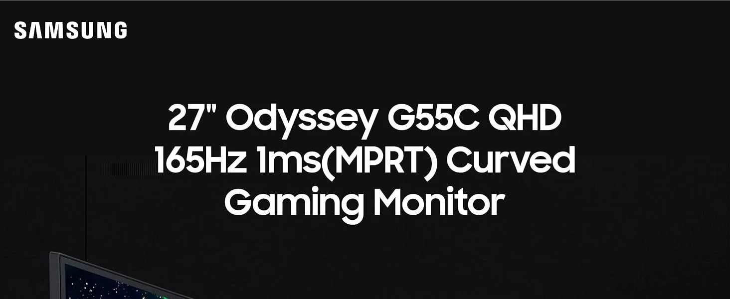 شاشة ألعاب Samsung Odyssey G5 G55C منحنية 27 إنش QHD بتردد 165 هرتز أسود - Thumbnail 8