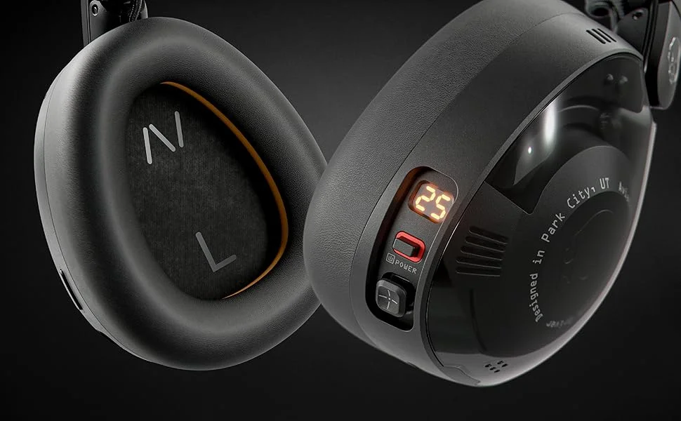 سماعات رأس Skullcandy Aviator 900 ANC لاسلكية فوق الأذن بتقنية Bluetooth، أسود حقيقي - Thumbnail 14