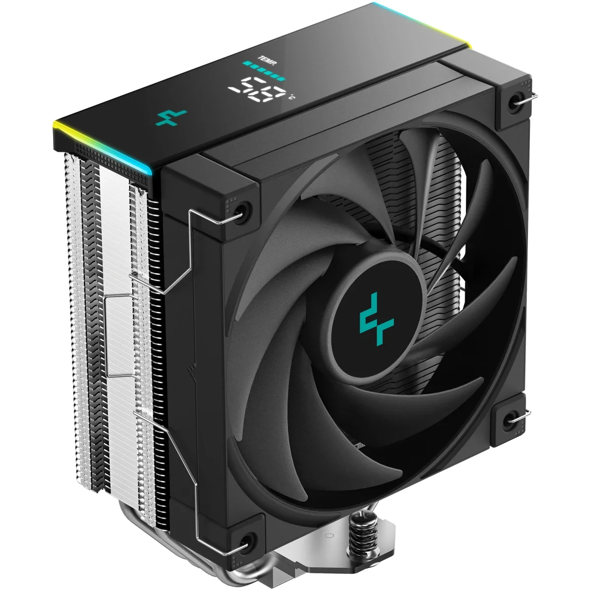 DeepCool AK400 Digital SE CPU Air Cooler 1850 RPM PWM ARGB Black - Thumbnail 2
