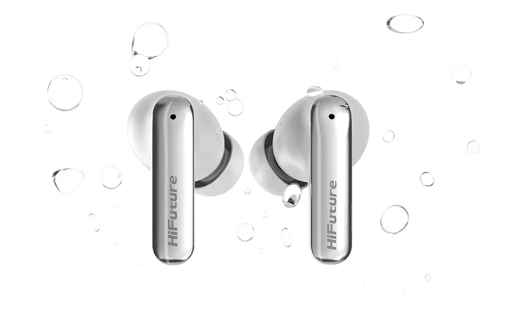 HiFuture Sonic AIR TWS Earbuds Bluetooth 5.3 ENC 25 Hours White - Thumbnail 8