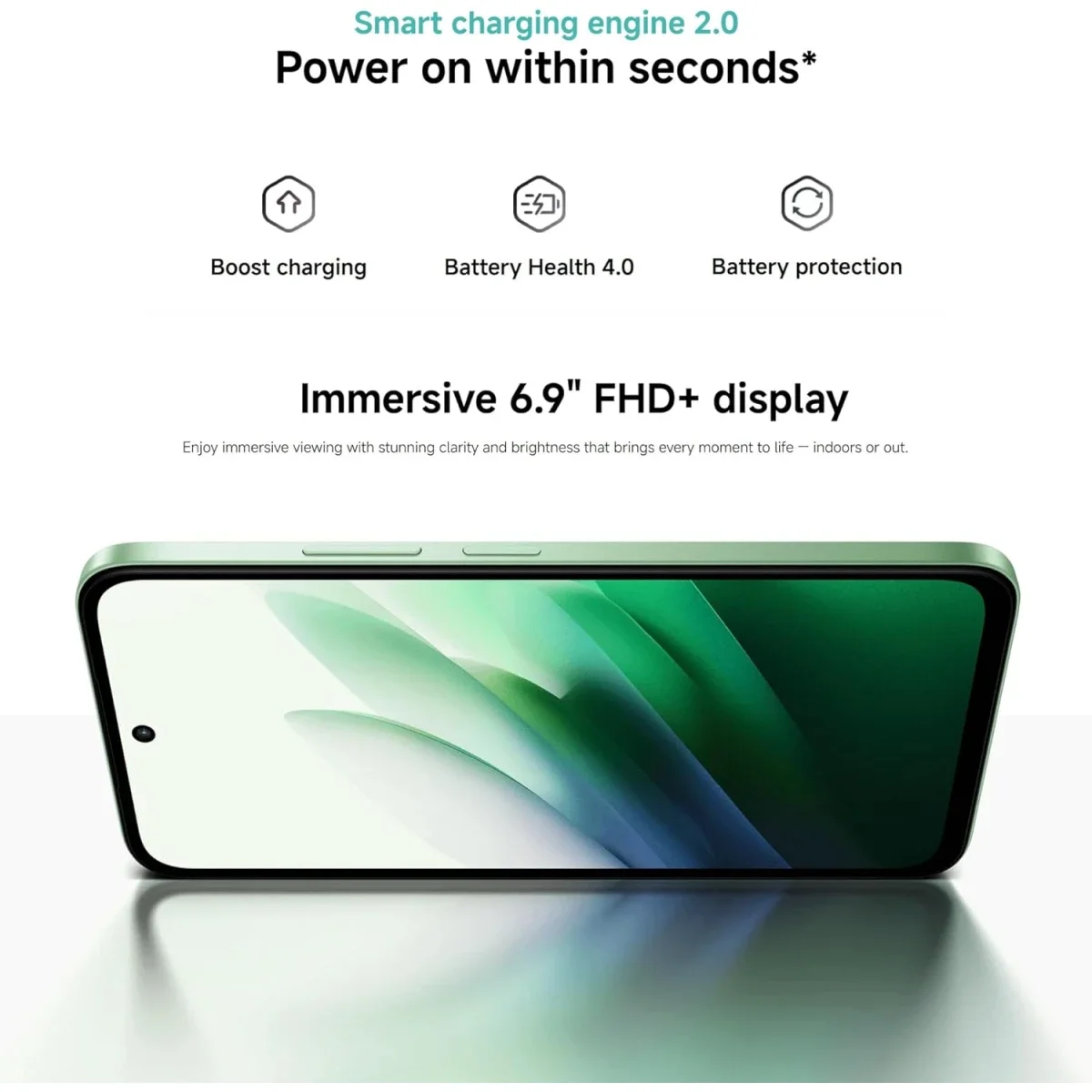 هاتف Xiaomi Redmi 15 5G بذاكرة 8GB وسعة 256GB وشاشة 6.9 إنش 144Hz لون Titan Gray MZB0L9CEU - Image 7