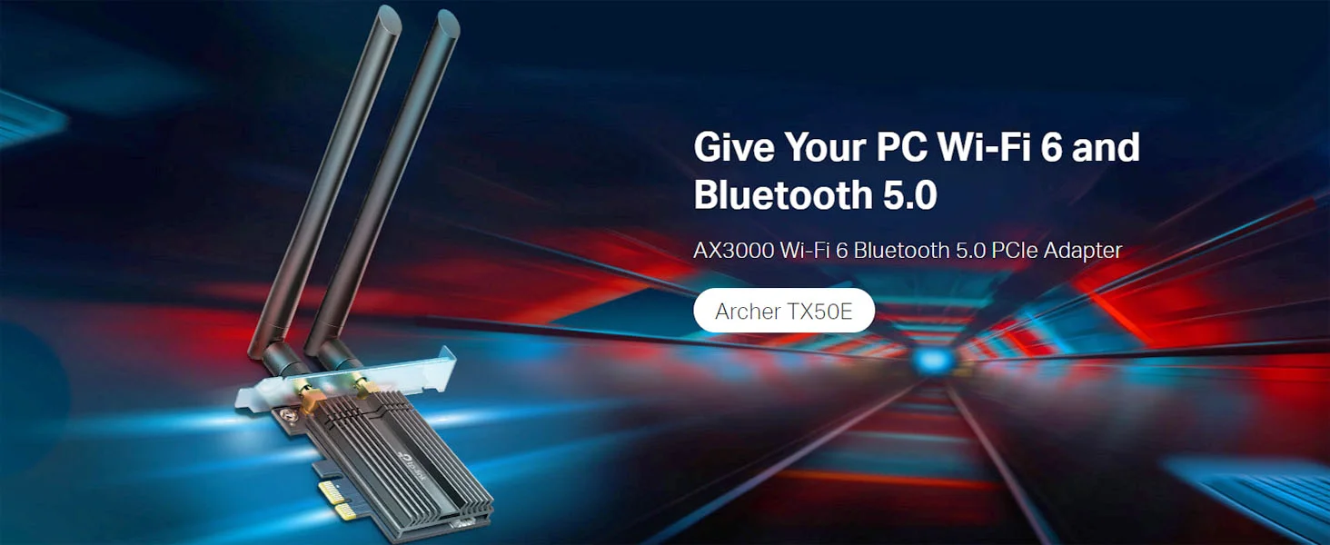 لا سلكي بلوتوث ممتاز يركب على PCIe داخل الكمبيوتر TP-LINK Archer TX50E AX3000 Wi‑Fi 6 - Image 5
