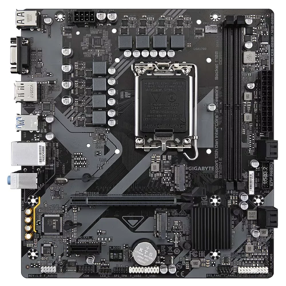 GIGABYTE B760M-E UD DDR5 Motherboard, LGA 1700, Intel 14th/13th/12th Gen - Image 2