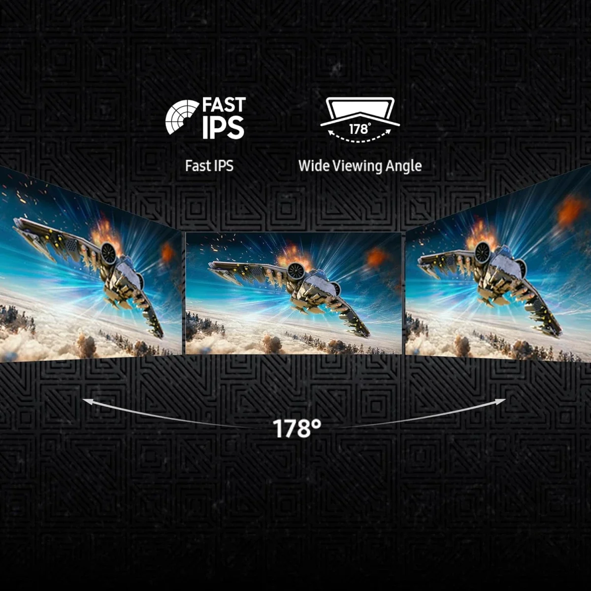 شاشة ألعاب Samsung Odyssey G4 G40H مقاس 27 إنش FHD بتردد 300 هرتز Fast IPS باللون الأسود - Image 10