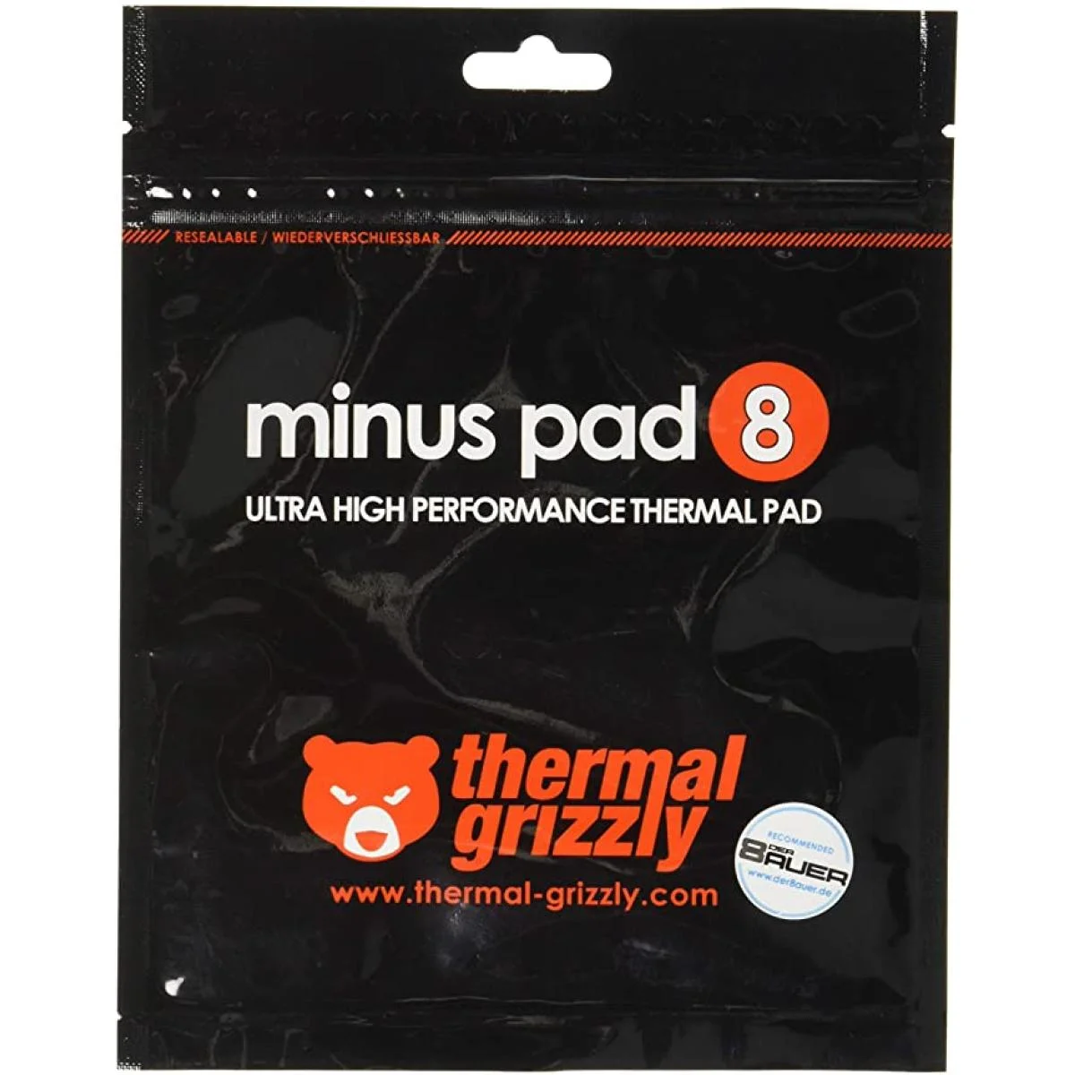 وسادة حرارية Thermal Grizzly Minus Pad 8 مقاس 100 × 100 × 2 مم