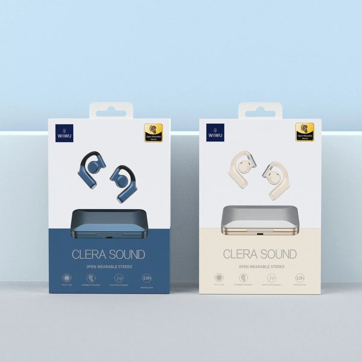 WIWU ARC T18 Open-Ear Wireless Bluetooth Headphones, White - Image 5