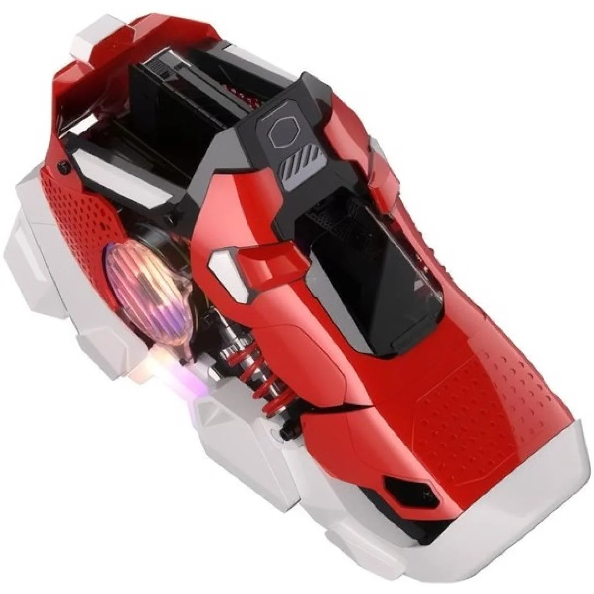 Cooler Master Sneaker X Red Mini-ITX Gaming PC Case with 850W PSU and 360mm AIO - Thumbnail 2