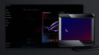 مبرد سائل للمعالج Asus ROG Ryujin II 240 AIO مع راديتر 240mm وشاشة LCD مقاس 3.5 إنش - Image 13