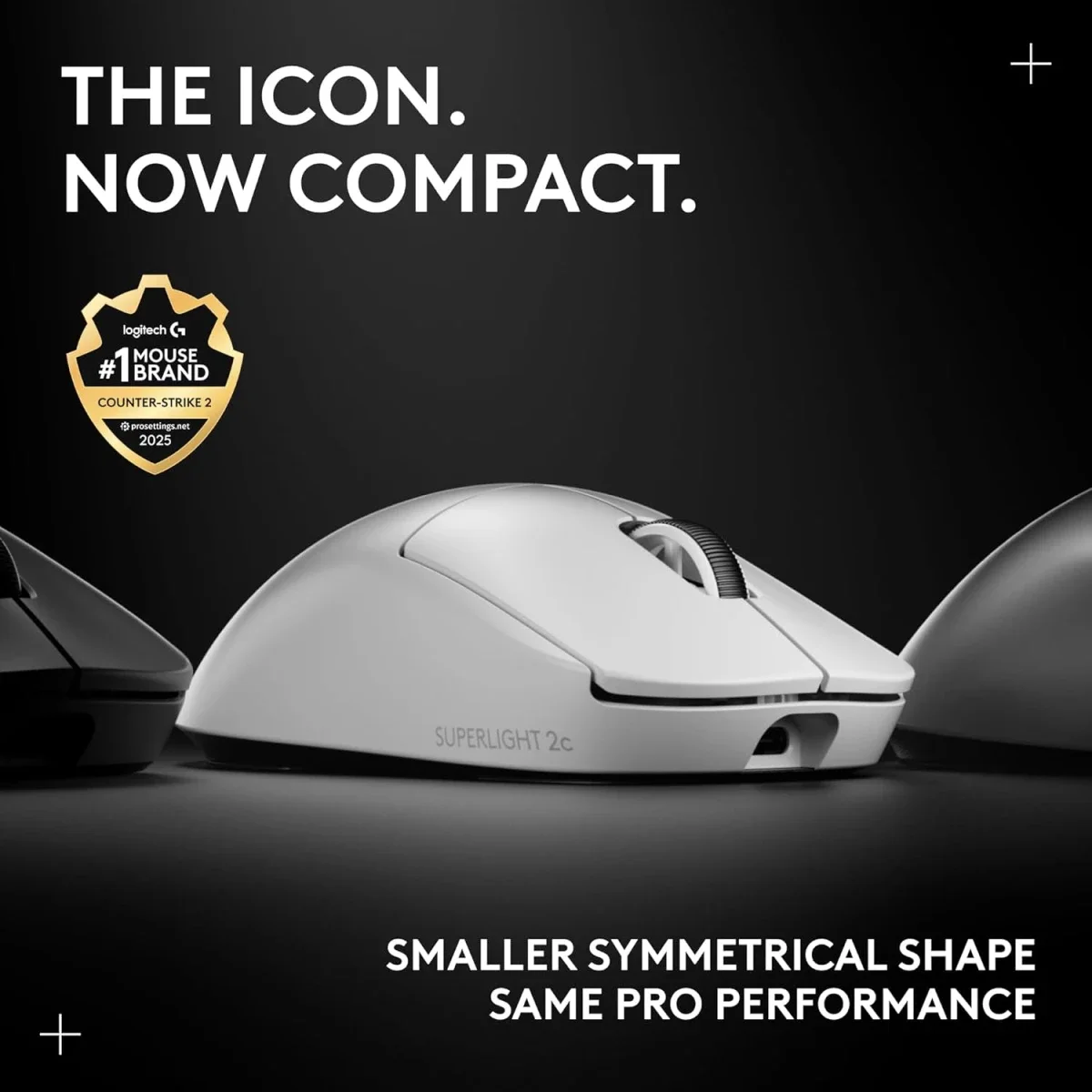 ماوس ألعاب لاسلكي Logitech G PRO X SUPERLIGHT 2c بوزن 51 جم أبيض - Thumbnail 4