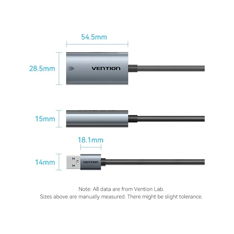 محول شبكة Vention CEZHB من USB-A إلى إيثرنت جيجابت - Image 6