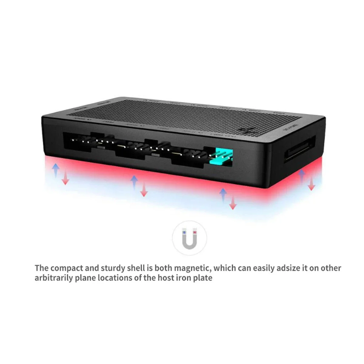 موزع DeepCool SC790 ثنائي PWM وARGB مع 6 منافذ مراوح و6 منافذ ARGB - Image 5