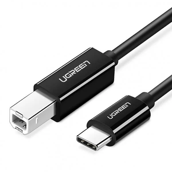 سلك طابعة Ugreen من USB-C إلى USB-B بطول 1 متر - Image 1