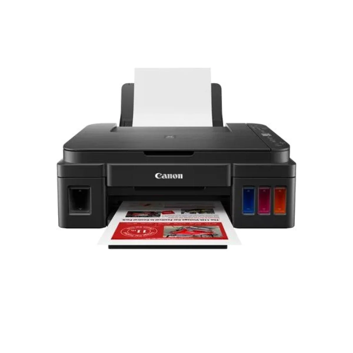 طابعة Canon PIXMA G3410 متعددة الوظائف لاسلكية بخزانات حبر - Thumbnail 3
