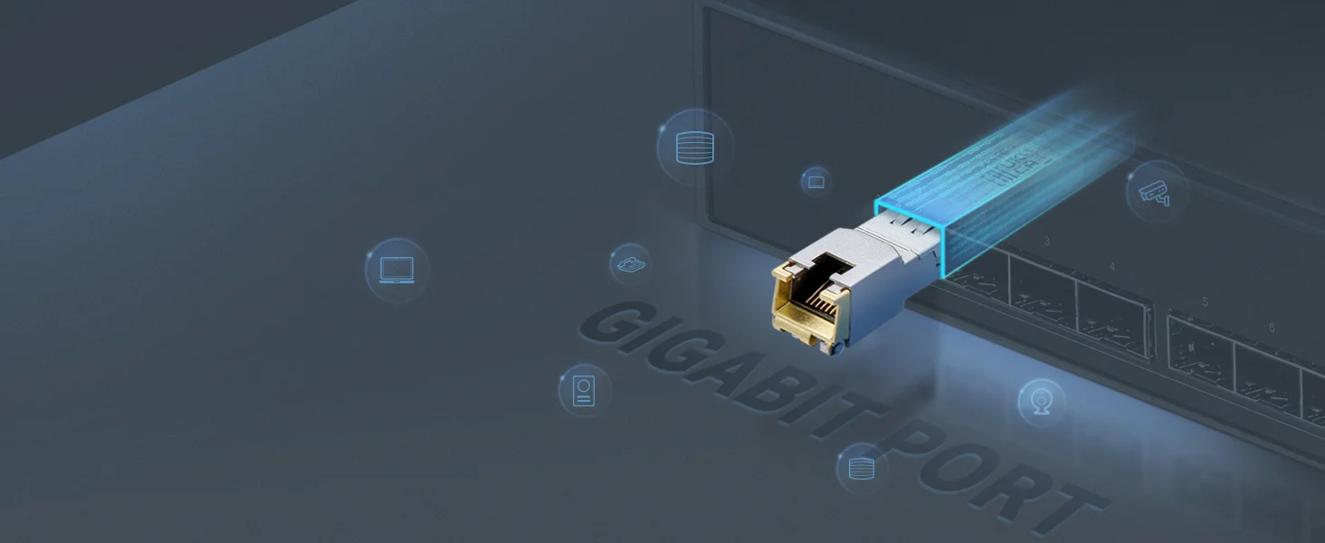وحدة SFP إلى RJ45 ‏1000Base-T من TP-LINK Omada TL-SM331T بسرعة 1.25G - Thumbnail 9