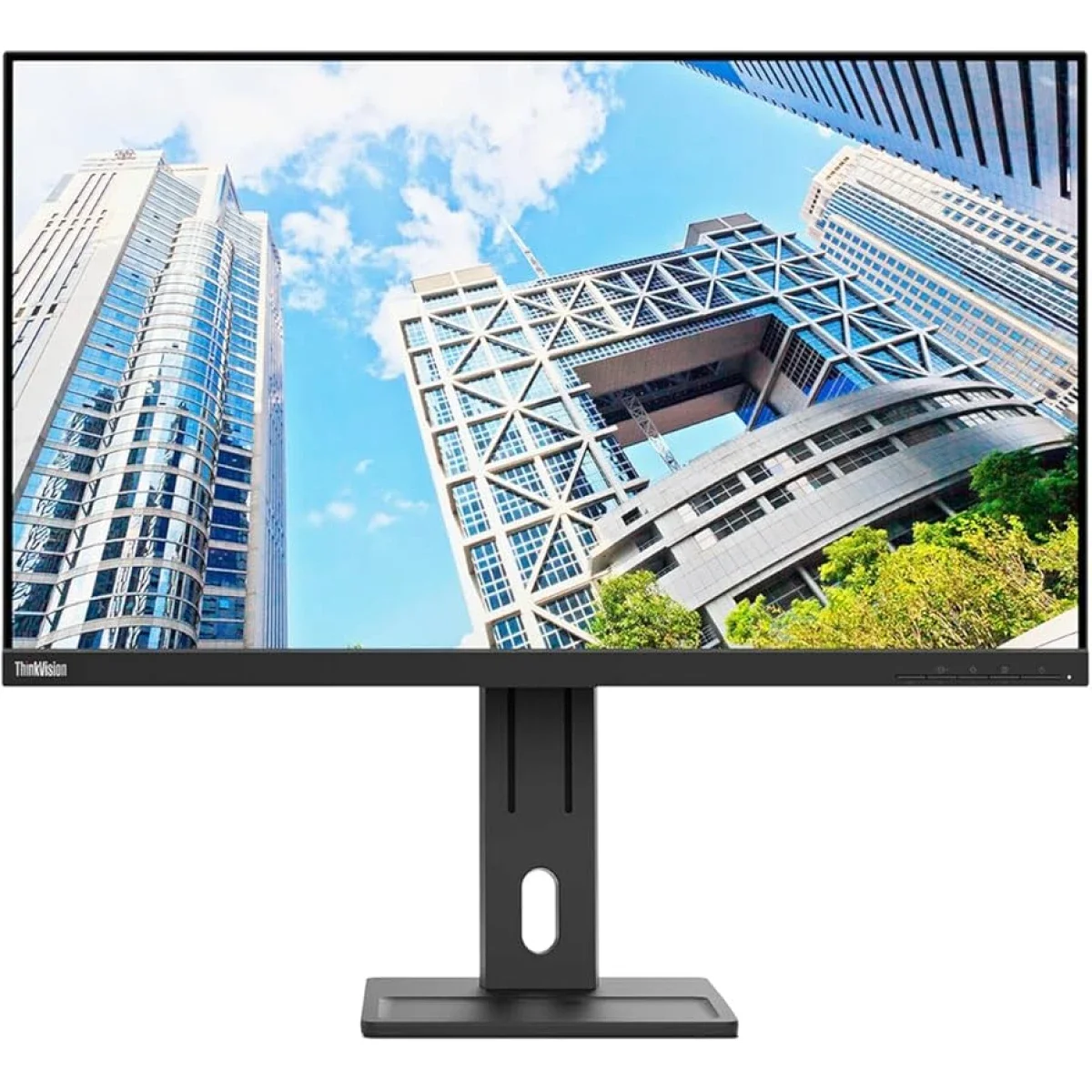 شاشة Lenovo ThinkVision E24q-30 للأعمال 24 إنش QHD IPS بتردد 100 هرتز، أسود