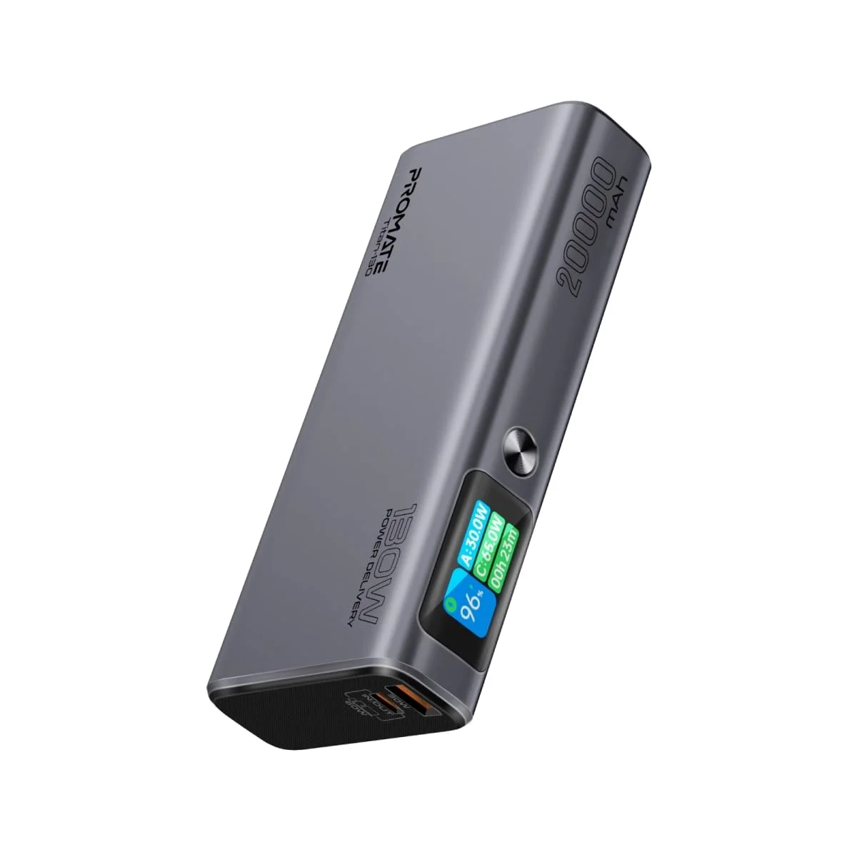 باور بانك Promate Titan-130 بسعة 20000mAh وقدرة 130W للابتوب والموبايل - Image 2