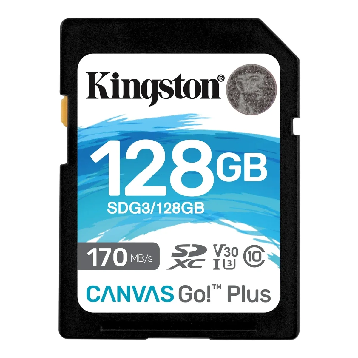 كرت ذاكرة Kingston SDG3/128GB Canvas Go! Plus سعة 128GB نوع SD - Thumbnail 2