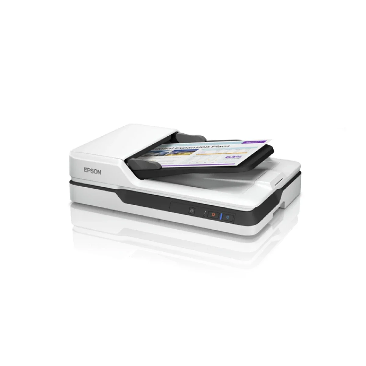 ماسح مستندات ملون مسطح EPSON DS-1630 مع مغذي تلقائي 50 ورقة - Image 2