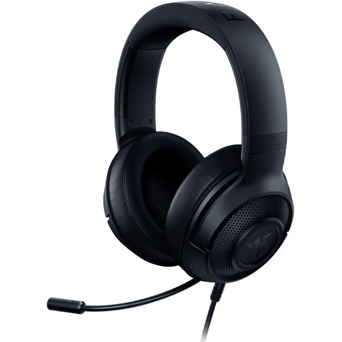 سماعة ألعاب Razer Kraken X Lite خفيفة للغاية بصوت محيطي 7.1 أسود - Thumbnail 2
