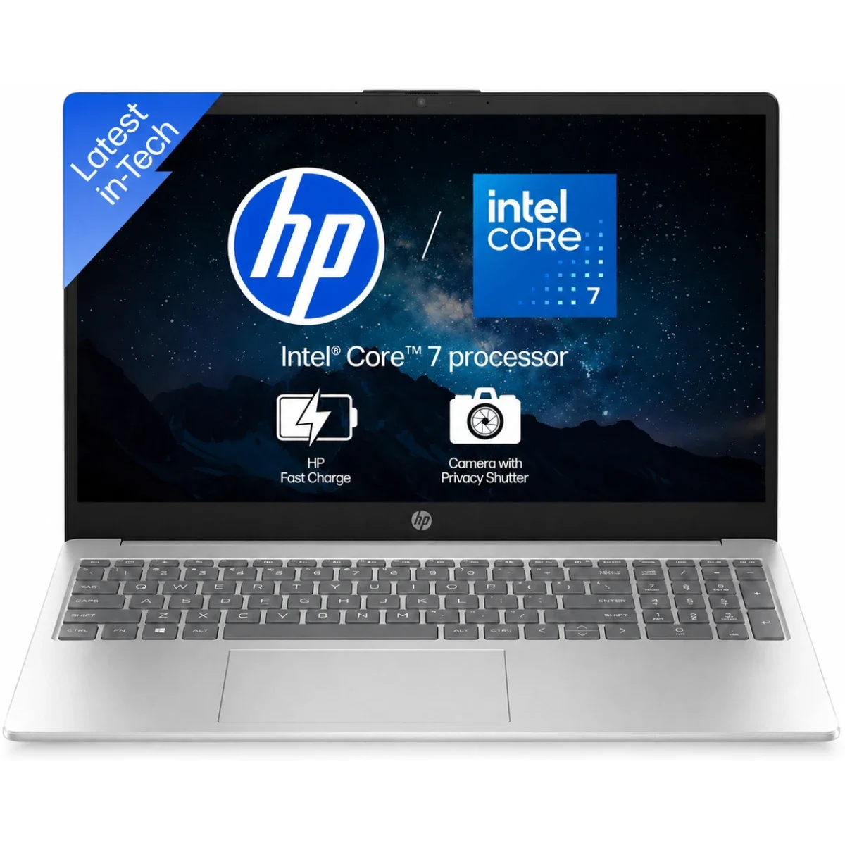 HP Laptop 15-fd0099nq Intel Core 7 150U 15.6-inch FHD Laptop 16GB RAM 512GB SSD - Image 1