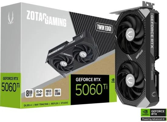 ZOTAC GAMING GeForce RTX 5060 Ti Twin Edge 8GB GDDR7 Graphics Card - Image 3