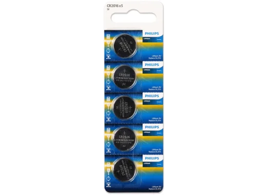 بطاريات زر ليثيوم Philips CR2025 عبوة 5 - Image 2