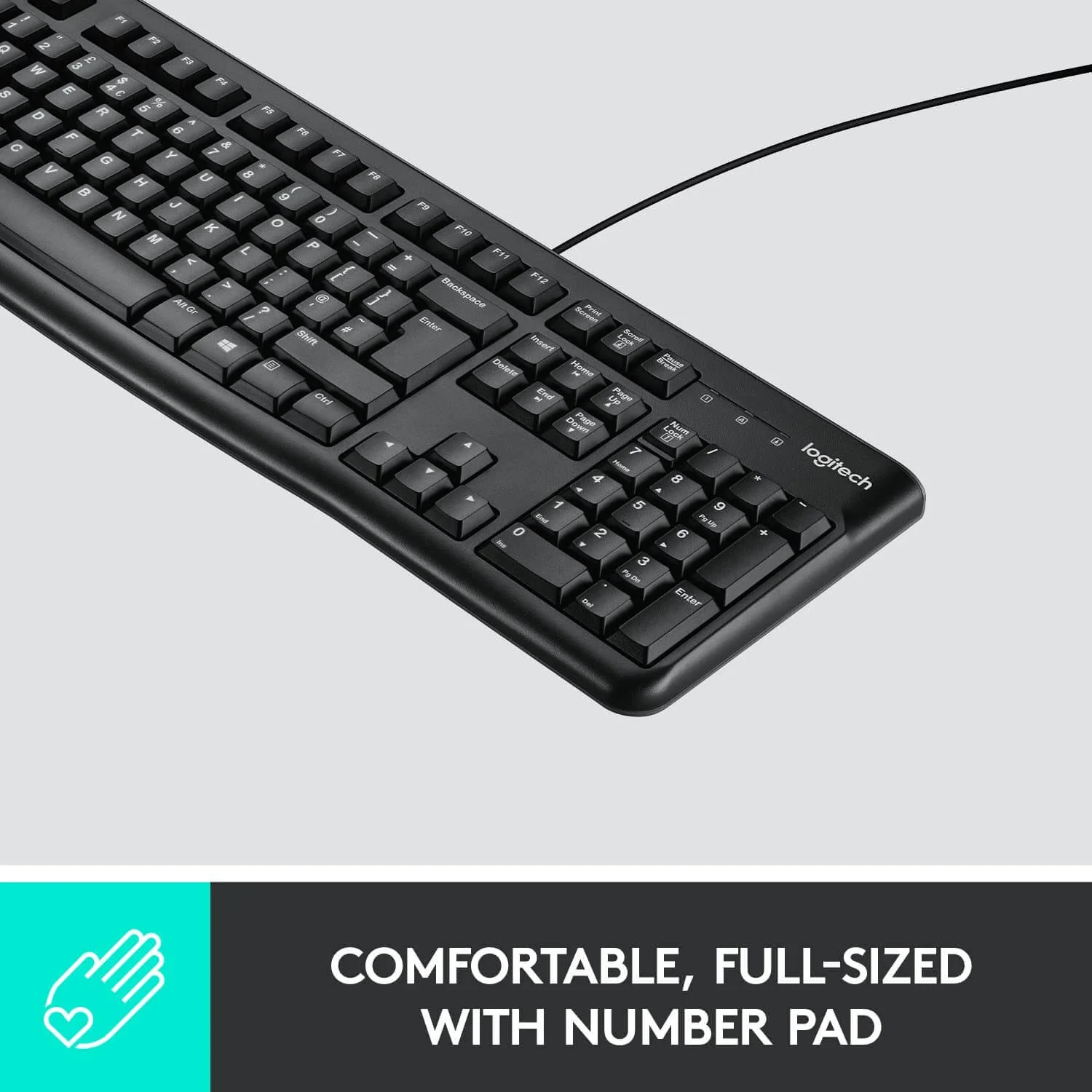 كيبورد Logitech K120 سلكي USB - Image 4