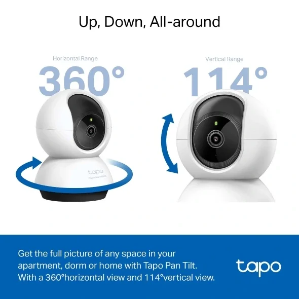 TP-LINK Tapo C220 Pan & Tilt AI Home Security Wi‑Fi Camera 2K QHD - Image 2