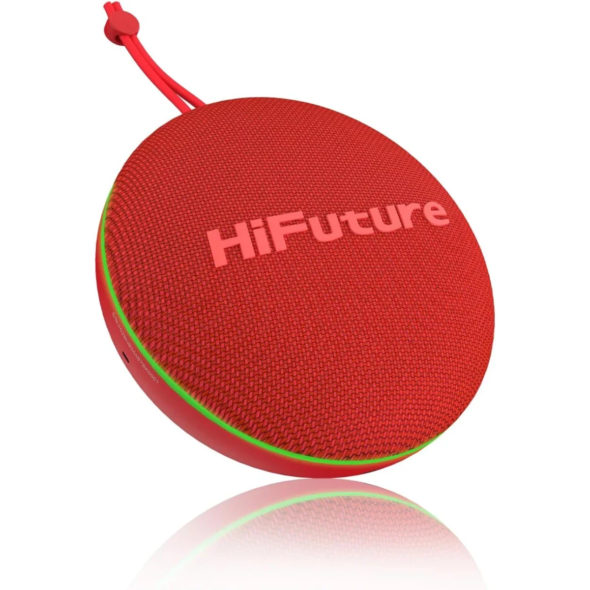 سماعة محمولة HiFuture Altus بلوتوث 5.3 مع aptX وTWS ومقاومة للماء IPX5 - أحمر - Image 3