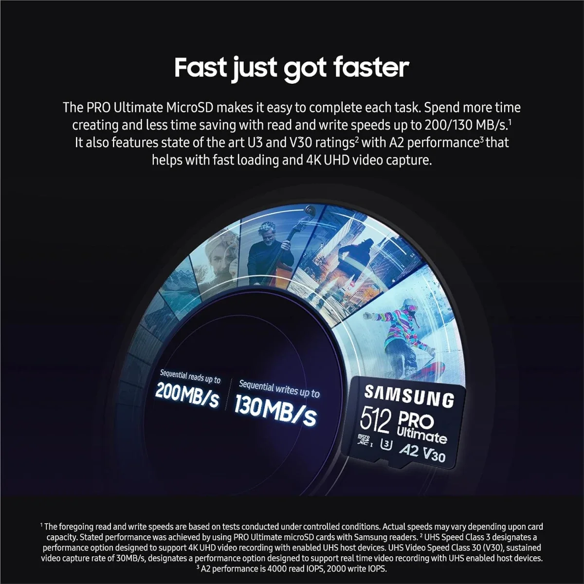 بطاقة ذاكرة Samsung PRO Ultimate microSDXC مع قارئ 256 GB بسرعة تصل إلى 200 MB/s - Image 5