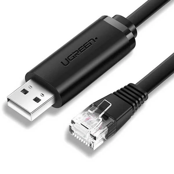 كابل Ugreen 50773 USB Type-C إلى RJ45 Console بطول 1.5 متر