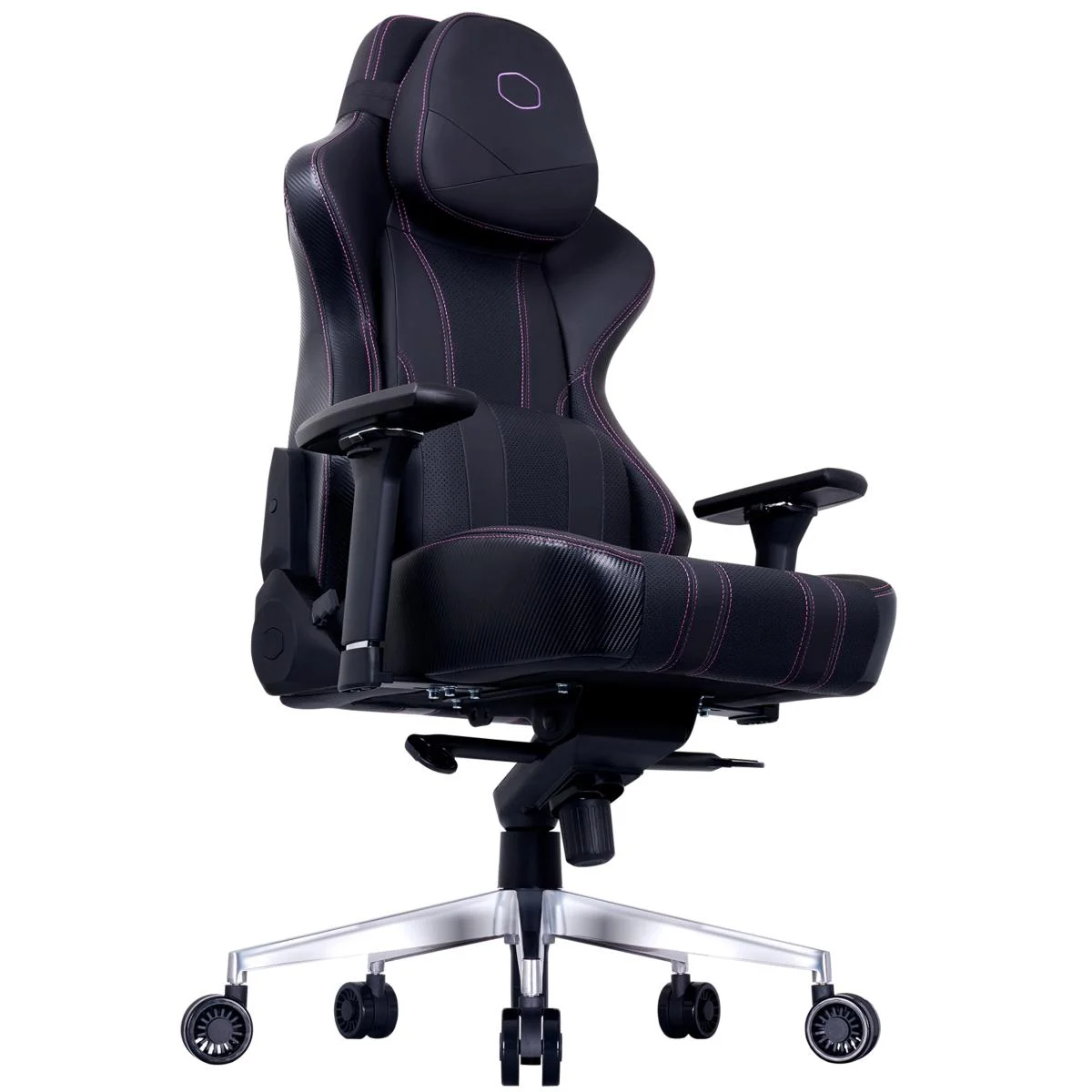 كرسي ألعاب Cooler Master Caliber X2 فاخر باللون الأسود مع مساند ذراع 4D وإمالة 180 درجة وسعة 150 كغ - Thumbnail 2