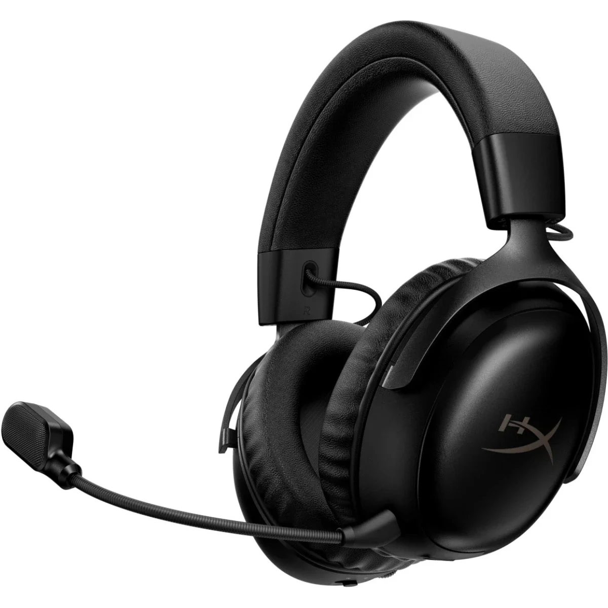سماعة ألعاب Hyper X Cloud III S (2025) لاسلكية بمحركات 53 مم، أسود - Thumbnail 2