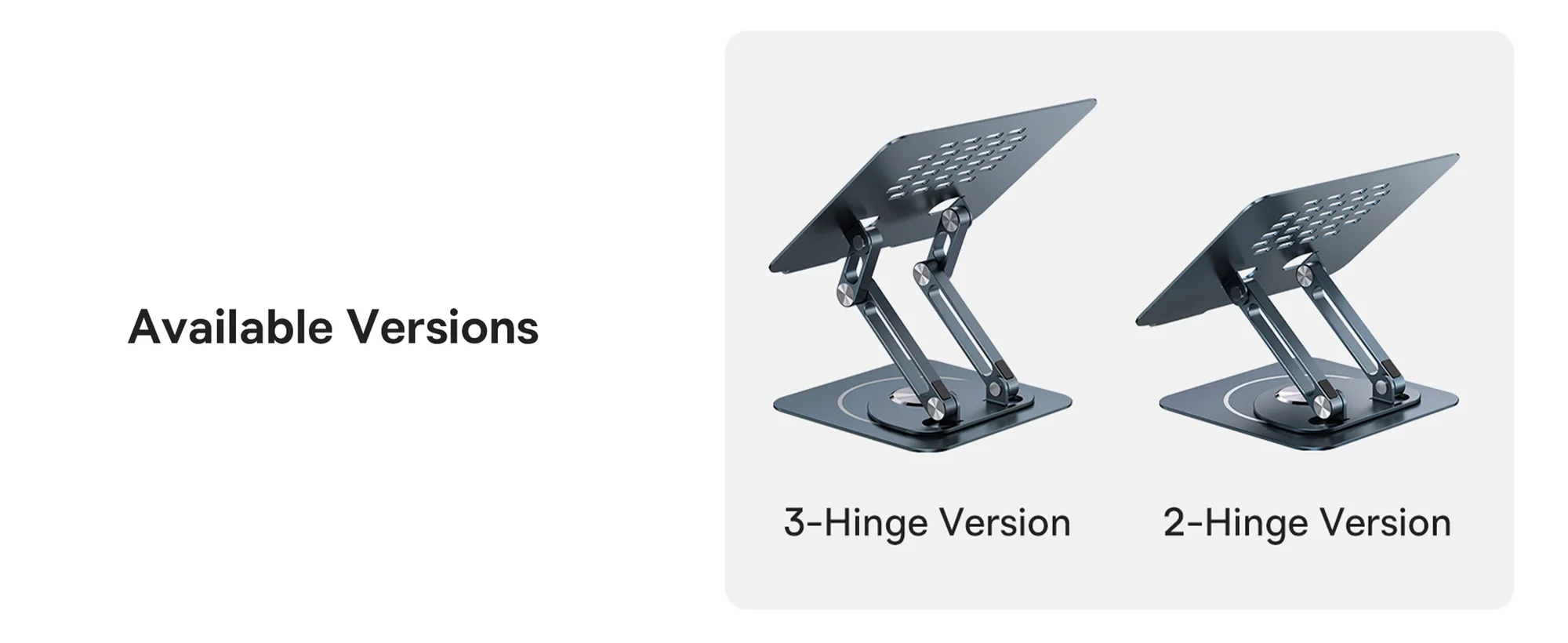 Baseus Foldable 360° Rotating Laptop & Tablet Stand, Three-Fold Version, Grey - Thumbnail 17