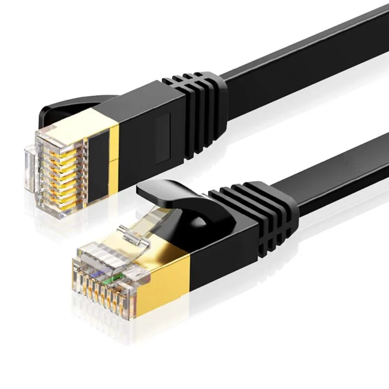 كيبل شبكة Patchtek Cat8 مسطح 0.5 متر 40Gbps 2000MHz - Image 2