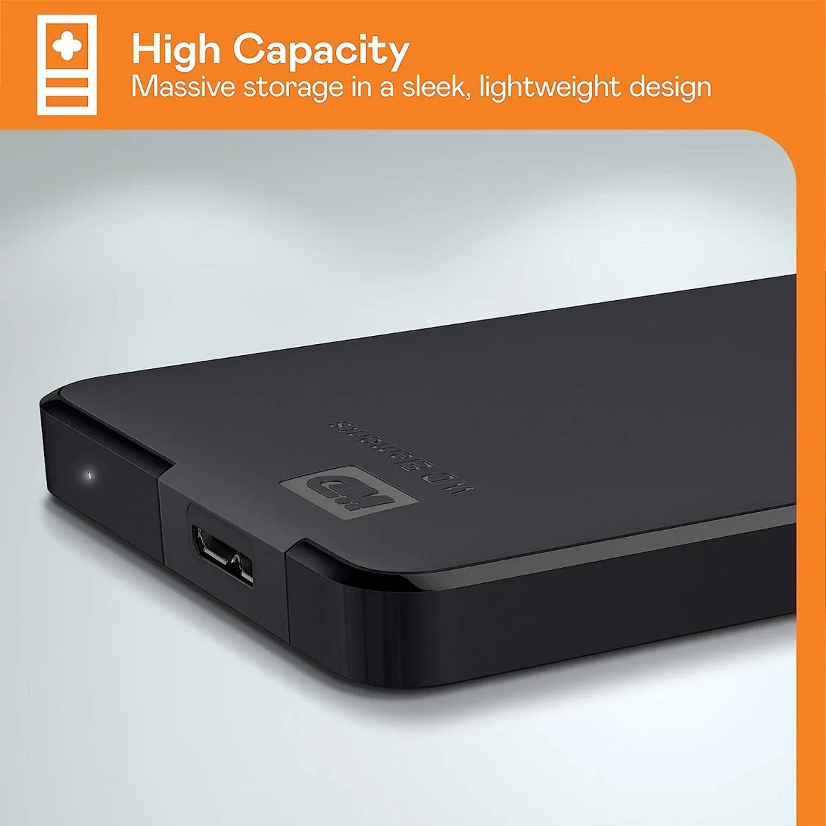 Western Digital Elements 4TB Portable External HDD USB 3.0 Black - Thumbnail 4