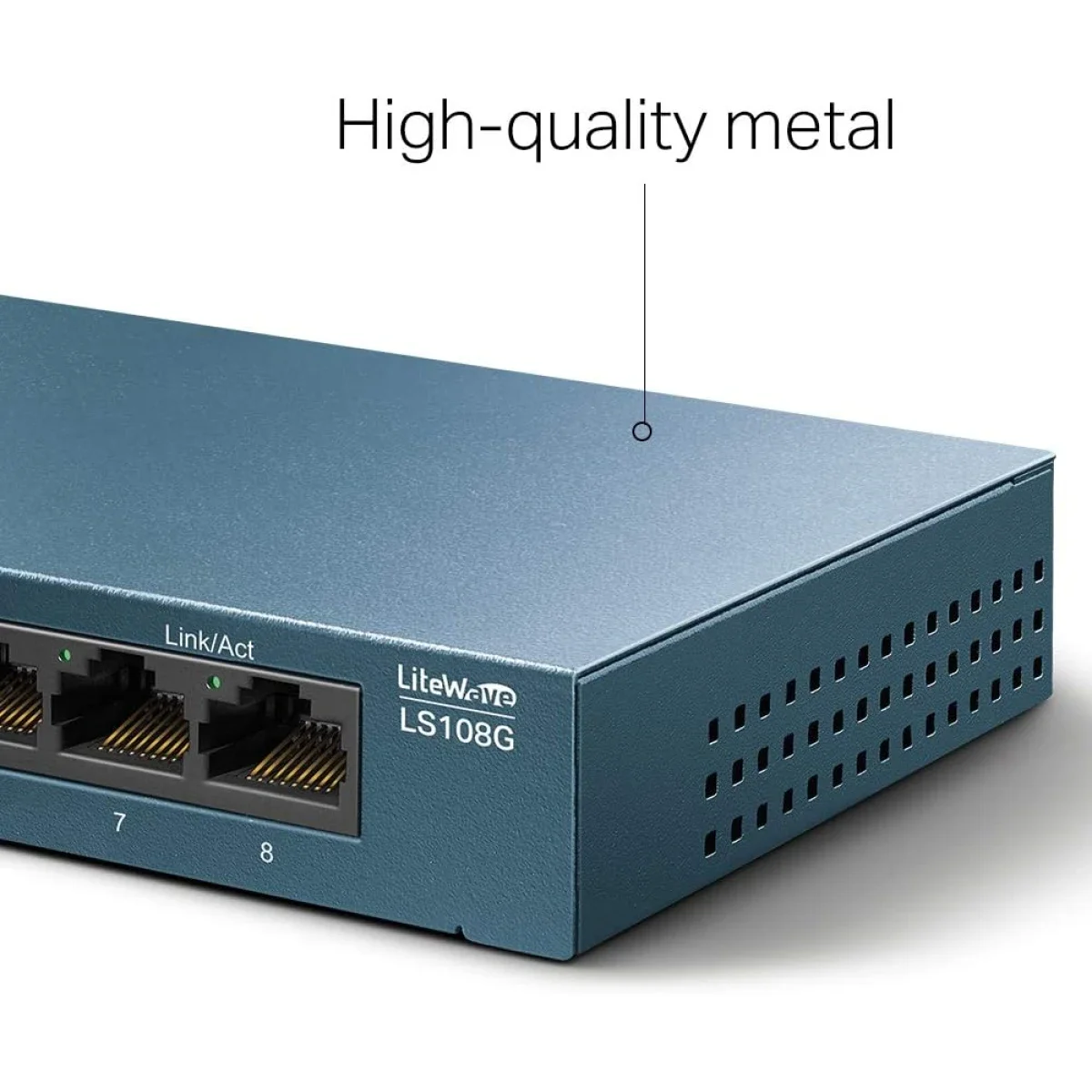 TP-LINK LS1008G 8-Port Gigabit Desktop/Wall-Mount Ethernet Switch - Thumbnail 3