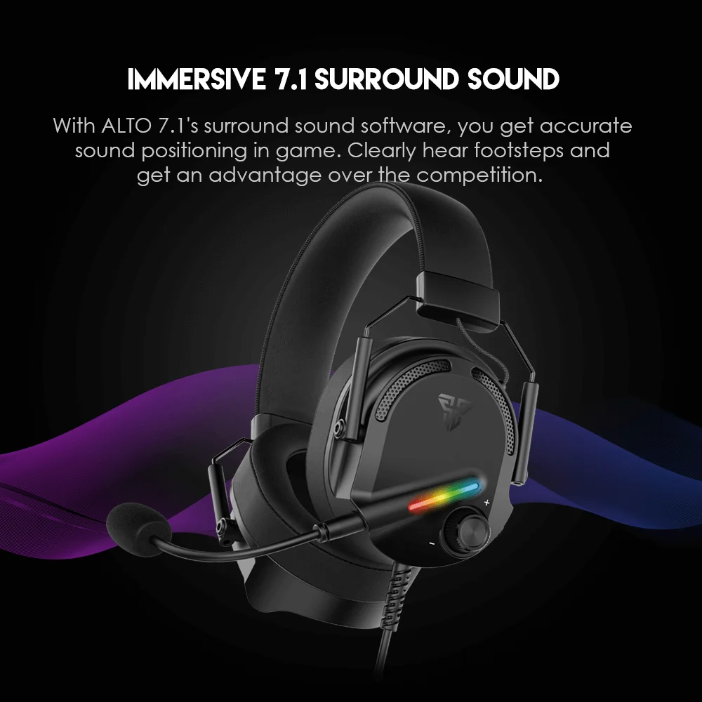Fantech ALTO HG26 7.1 Virtual Surround Sound Gaming Headset - Thumbnail 3