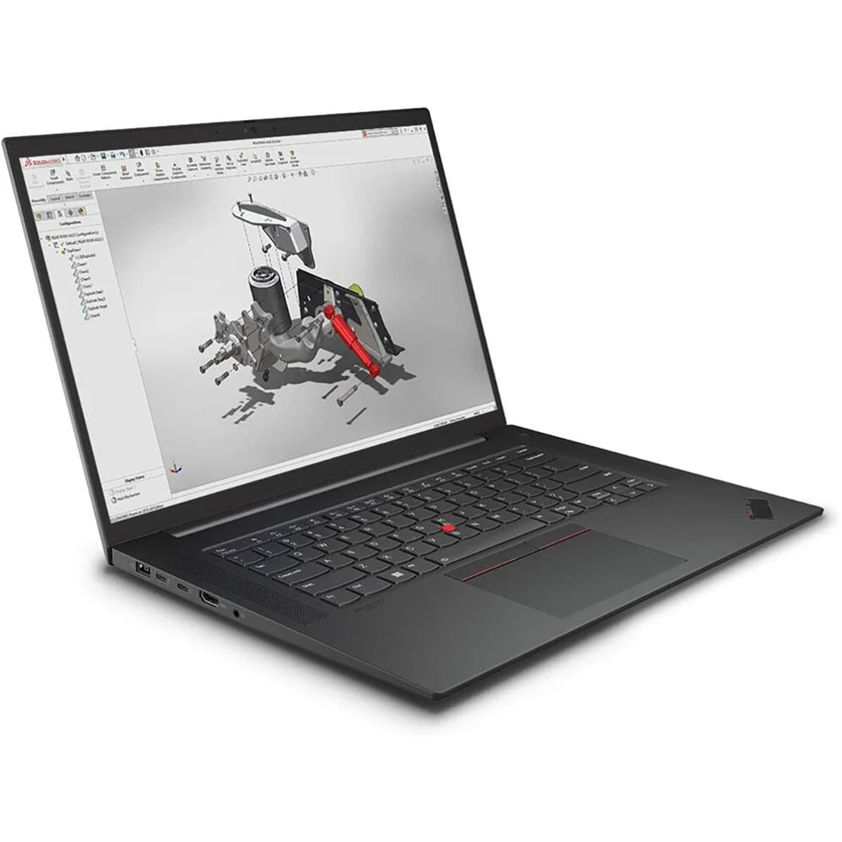لابتوب محطة عمل Lenovo ThinkPad P1 Gen 6 مقاس 16 إنش Intel Core i7-13800H RTX 2000 Ada رام 16GB SSD 512GB أسود - Image 3