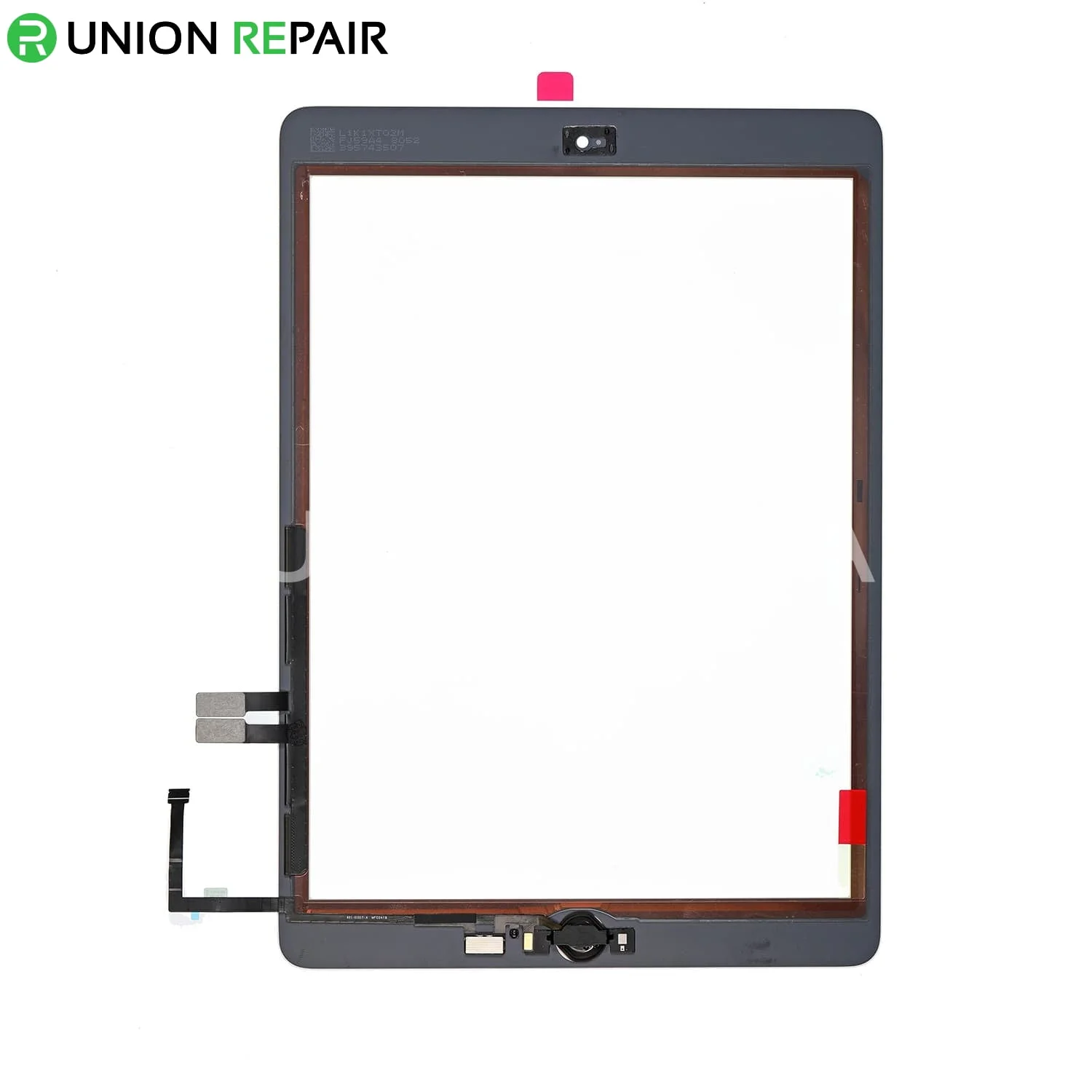 Touch Screen Digitizer Assembly for iPad 6 – White, Silver Home Button - Image 2