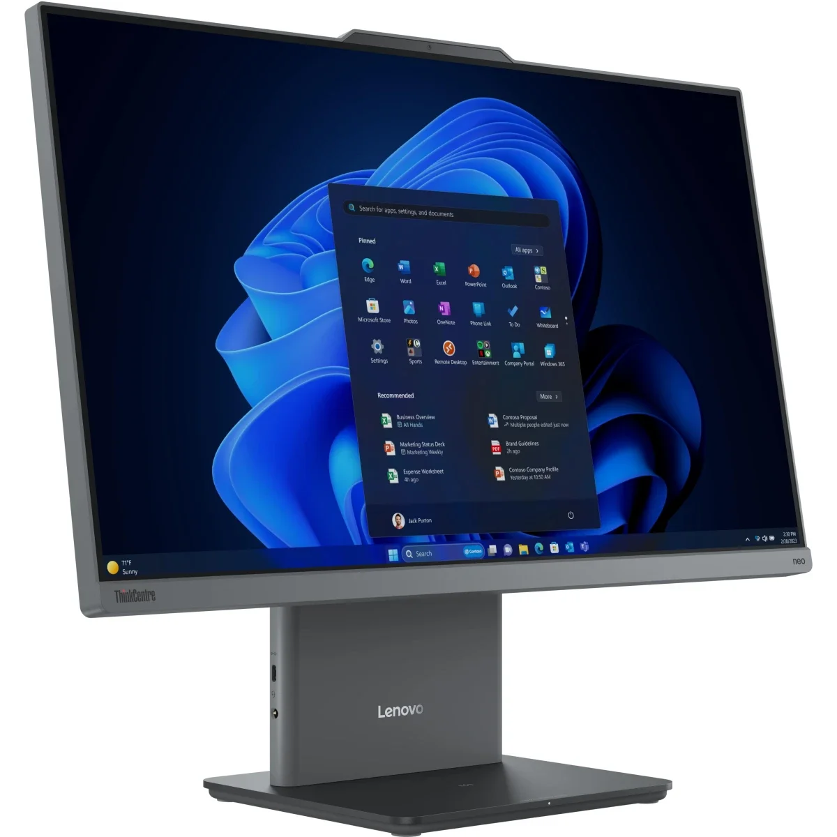 Lenovo ThinkCentre NEO 50a Gen 6 27 Inch All-in-One PC Intel Core Ultra 7 256V Touch - Image 7