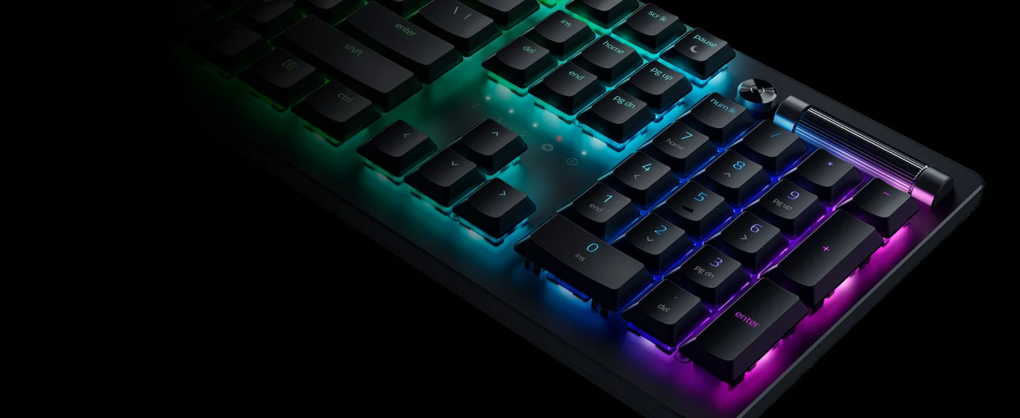 Razer DeathStalker V2 Low-Profile Optical Gaming Keyboard - Linear Red Switches - Thumbnail 10