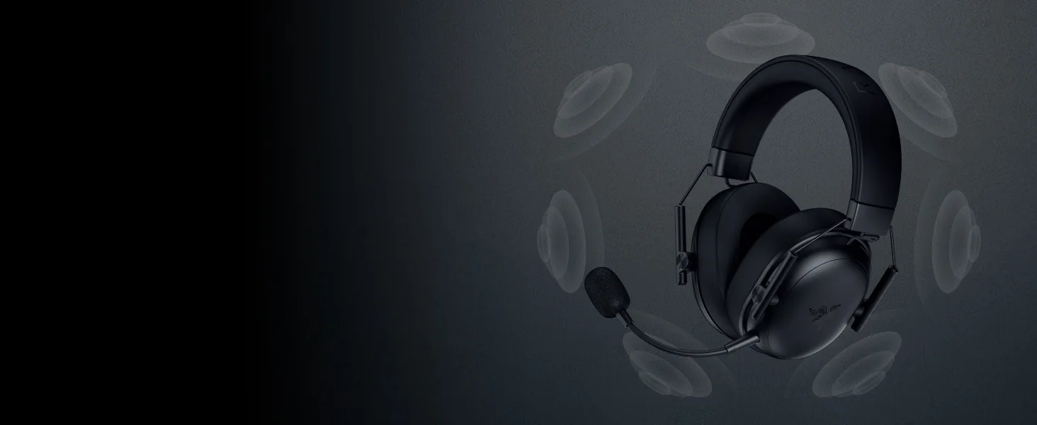 Razer BlackShark V3 X HyperSpeed Wireless Gaming Headset, 50mm Drivers, 70Hr Battery, Black - Thumbnail 11