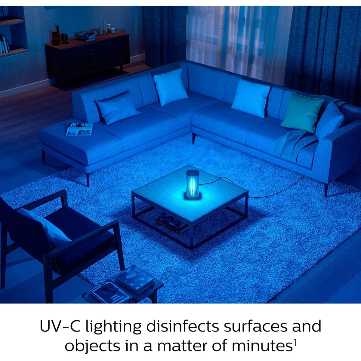 مصباح تعقيم مكتبي UV-C من Philips للمنزل والأماكن الداخلية والفنادق والسفر - Image 4