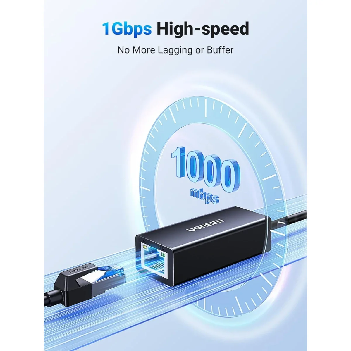 محول Ugreen USB 3.0 إلى RJ45 جيجابت إيثرنت - Thumbnail 2