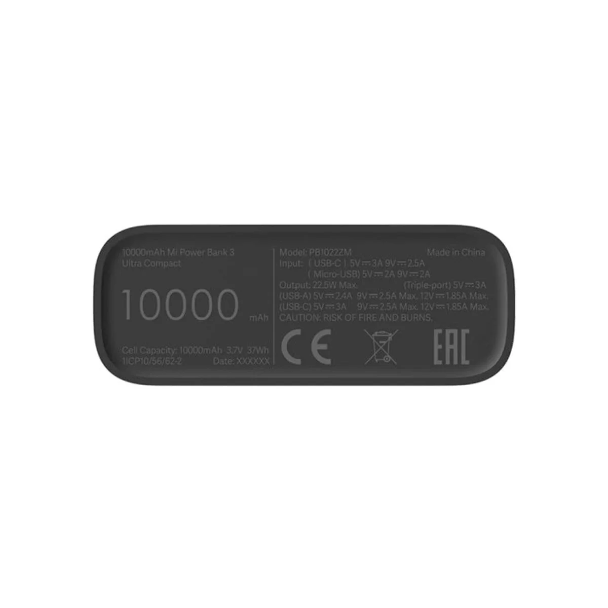 باور بانك Xiaomi Mi Power Bank 3 Ultra Compact 10000mAh BHR4412GL - Image 3